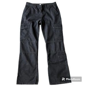 Zara Vintage High waist Flare and wide leg Black Women’s jeans. Size 10